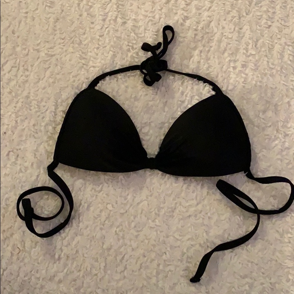 Black bikini top